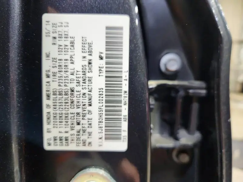2015 ACURA RDX TECHNOLOGY  