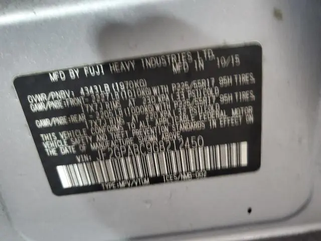 2016 SUBARU CROSSTREK PREMIUM  