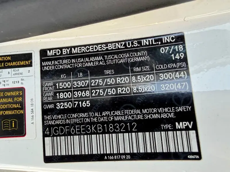 2019 MERCEDES-BENZ GLS 450 4MATIC  