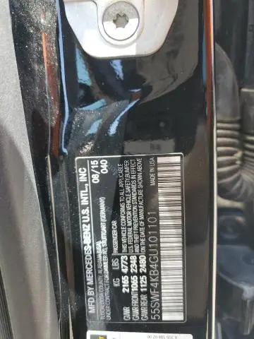 2016 MERCEDES-BENZ C 300 4MATIC  