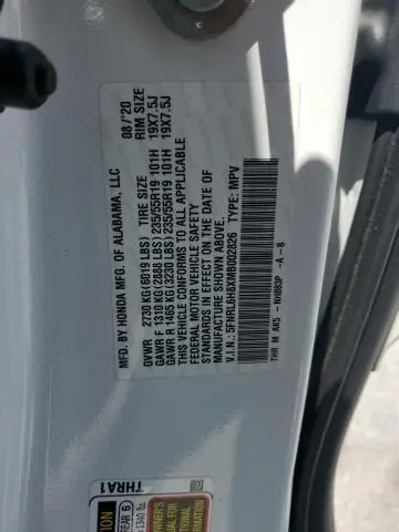 2021 HONDA ODYSSEY TOURING  