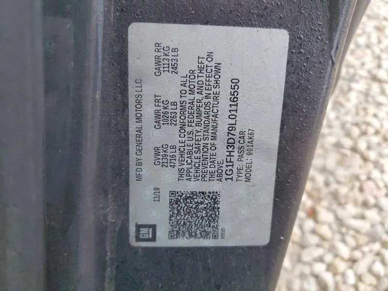 2020 CHEVROLET CAMARO SS  