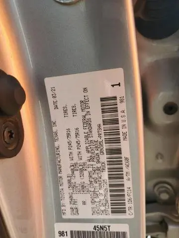 2021 TOYOTA TACOMA DOUBLE CAB  