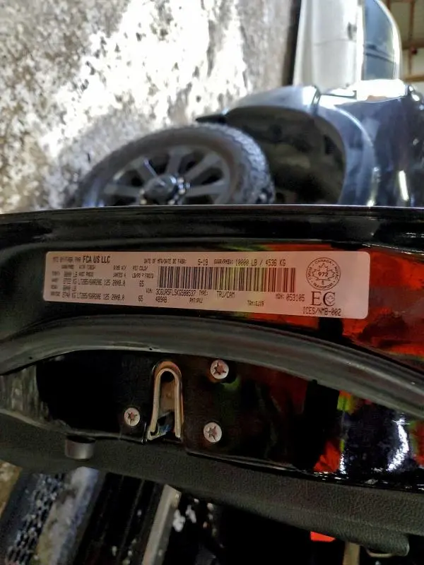 2019 RAM 2500 LARAMIE  