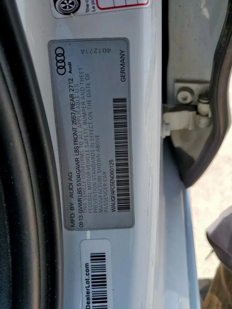 2014 AUDI A6 PREMIUM PLUS  