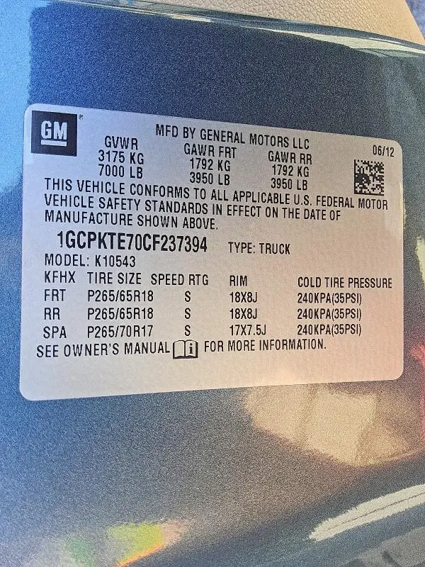 2012 CHEVROLET SILVERADO K1500 LTZ  