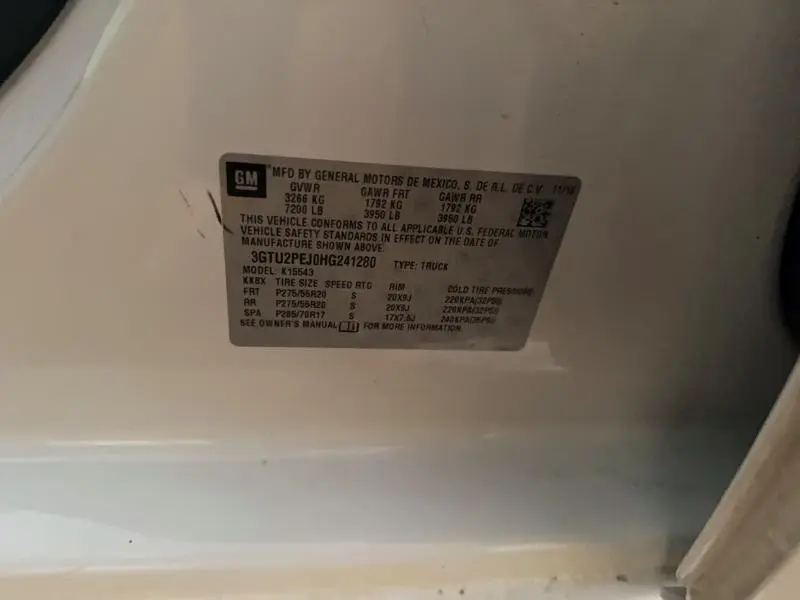 2017 GMC SIERRA K1500 DENALI  