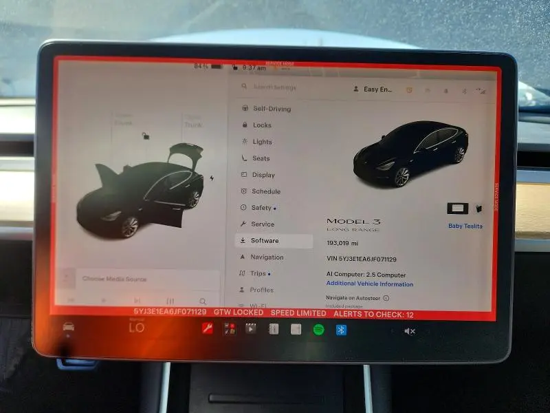 2018 TESLA MODEL 3   