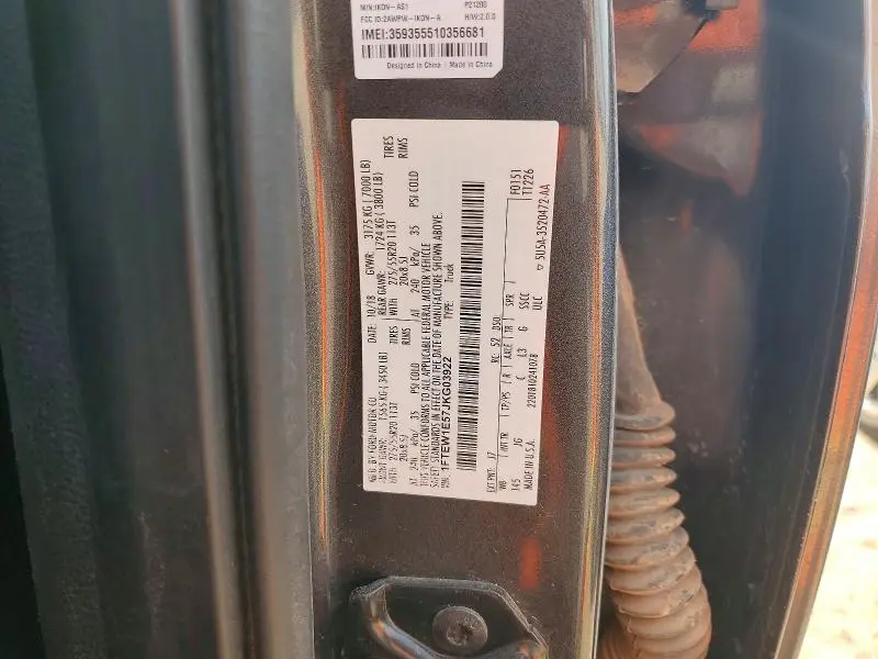 2018 FORD F150 SUPERCREW  