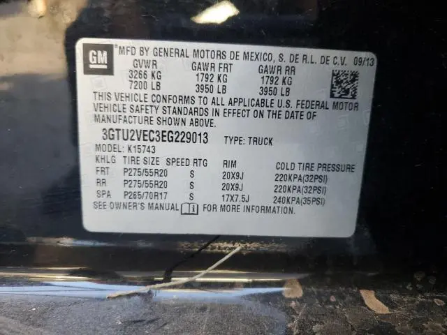 2014 GMC SIERRA K1500 SLT  