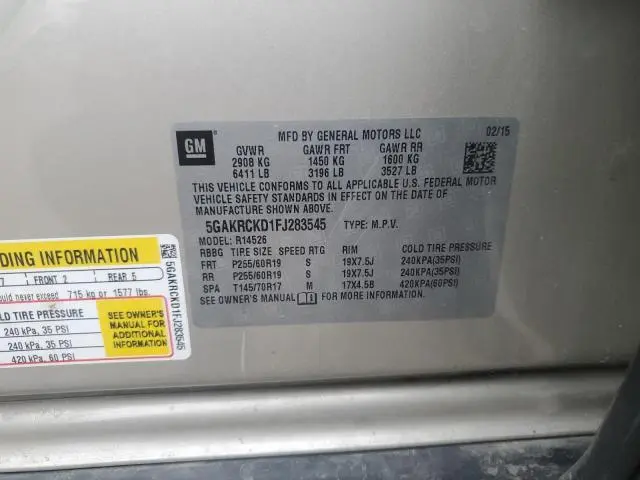 2015 BUICK ENCLAVE   