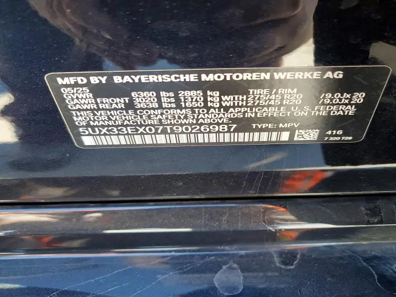 2026 BMW X6 XDRIVE40I  