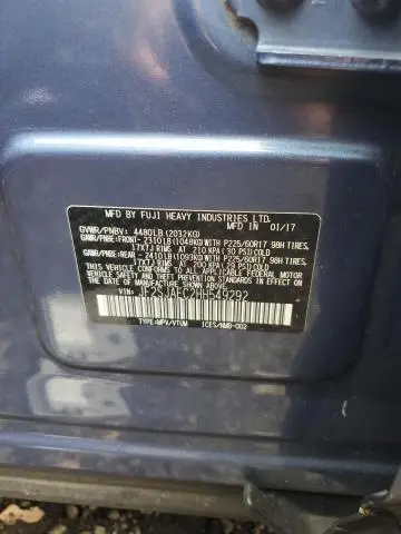2017 SUBARU FORESTER 2.5I PREMIUM  