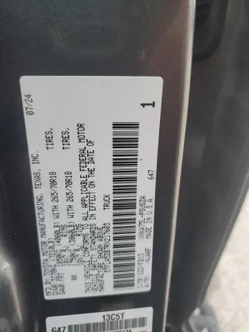 2024 TOYOTA TUNDRA CREWMAX SR  