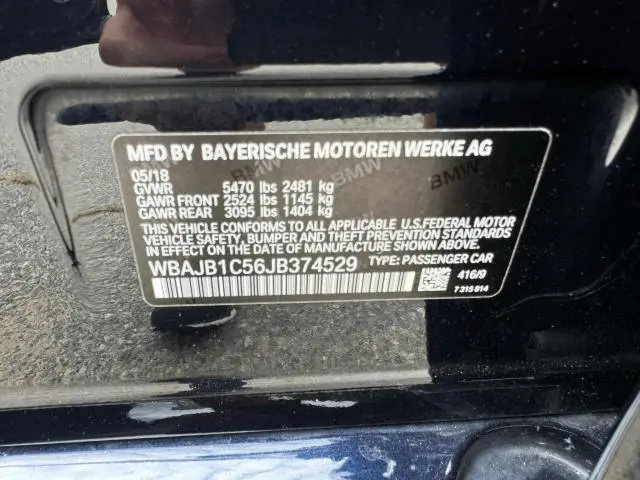 2018 BMW 530XE 