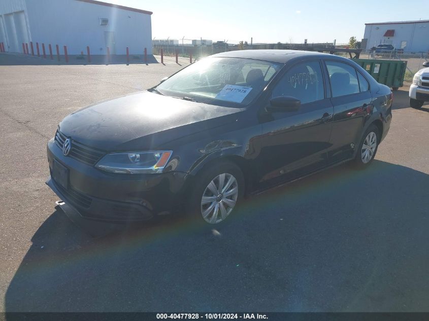 2012 VOLKSWAGEN JETTA 2.0L S