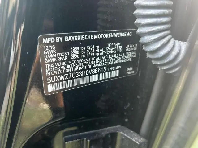 2017 BMW X3 SDRIVE28I  