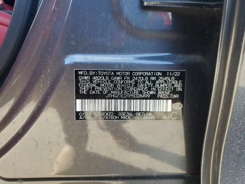 2023 LEXUS IS 350 F SPORT  