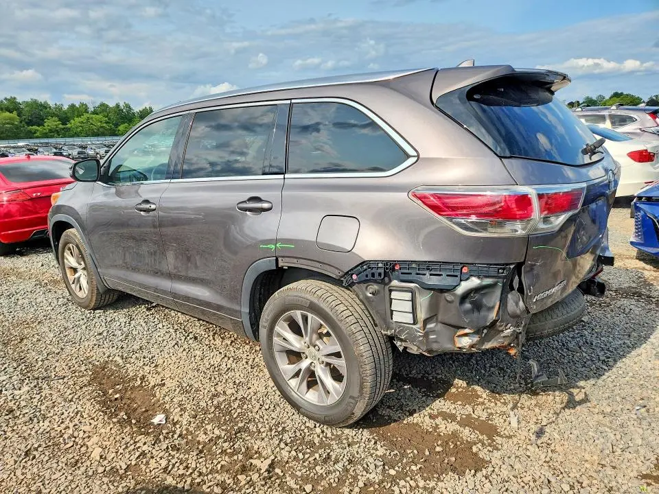 2015 TOYOTA HIGHLANDER XLE  