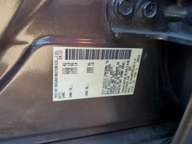 2013 NISSAN MAXIMA S  