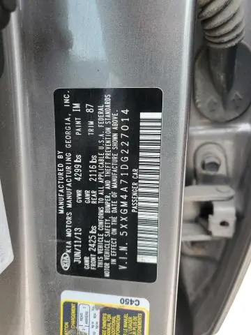 2013 KIA OPTIMA LX  