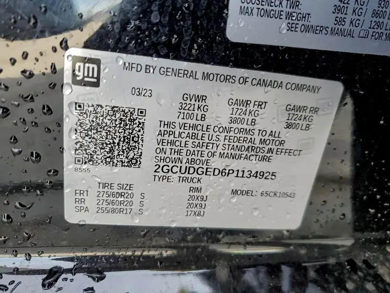 2023 CHEVROLET SILVERADO K1500 LTZ  