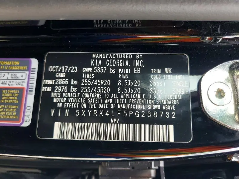2023 KIA SORENTO SX  