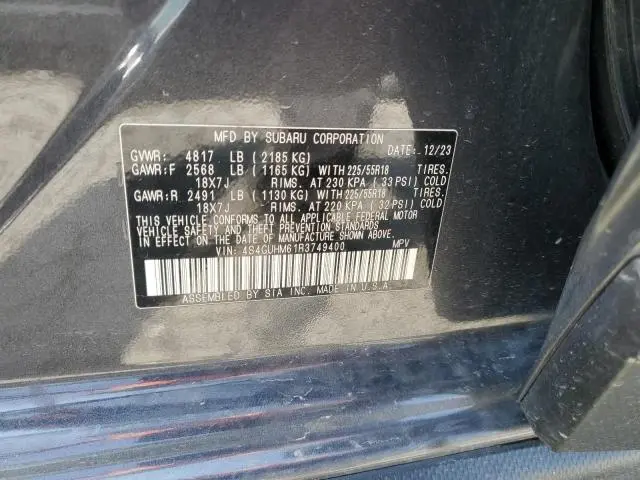 2024 SUBARU CROSSTREK LIMITED  