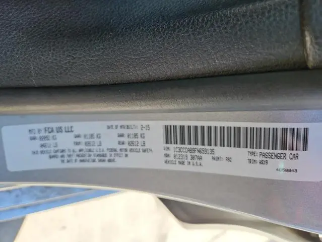 2015 CHRYSLER 200 LIMITED  