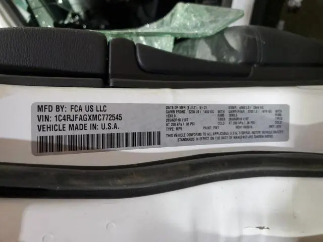 2021 JEEP GRAND CHEROKEE LAREDO