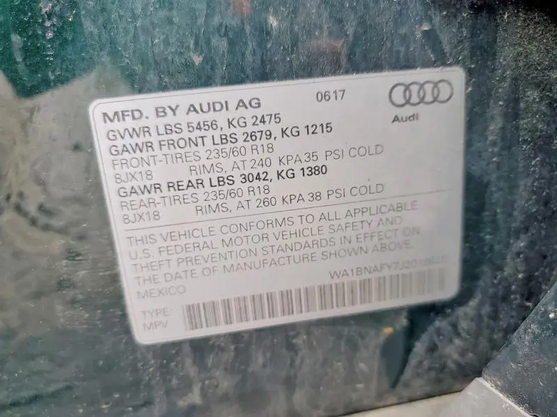 2018 AUDI Q5 PREMIUM PLUS  