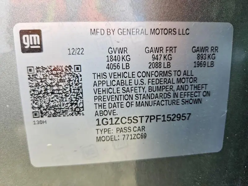 2023 CHEVROLET MALIBU LS  