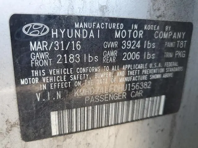 2017 HYUNDAI ELANTRA SE  