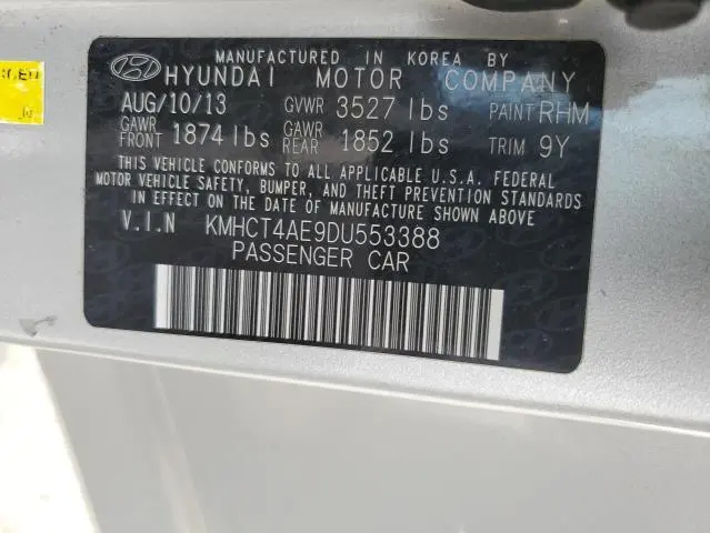 2013 HYUNDAI ACCENT GLS