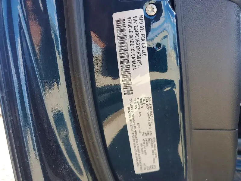 2021 CHRYSLER PACIFICA TOURING L  