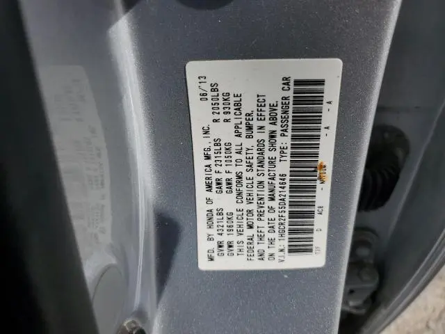 2013 HONDA ACCORD SPORT  