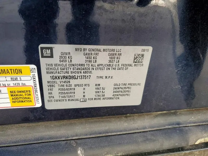 2016 GMC ACADIA SLT-1  