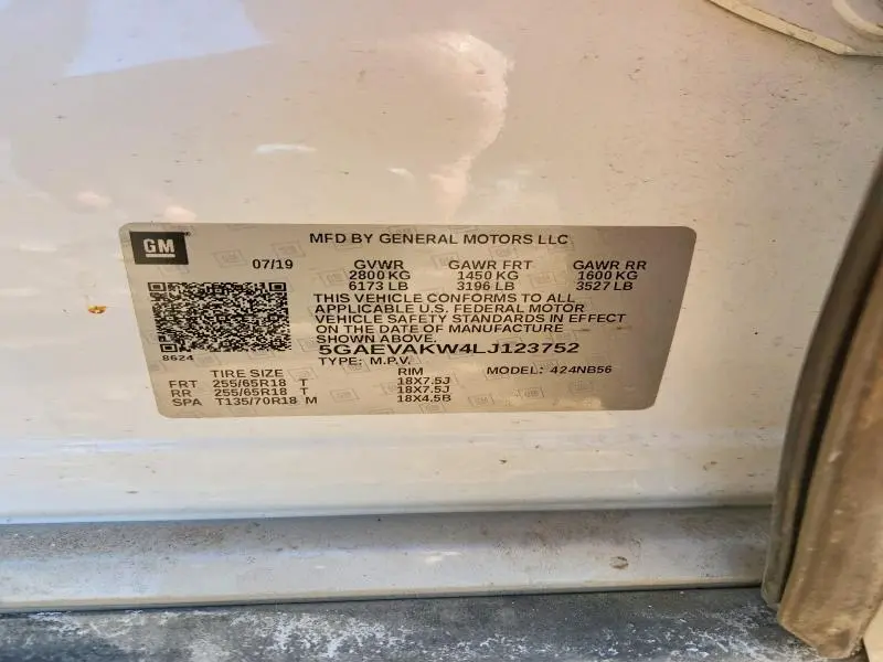 2020 BUICK ENCLAVE ESSENCE  