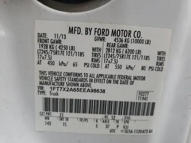 2014 FORD F250 SUPER DUTY