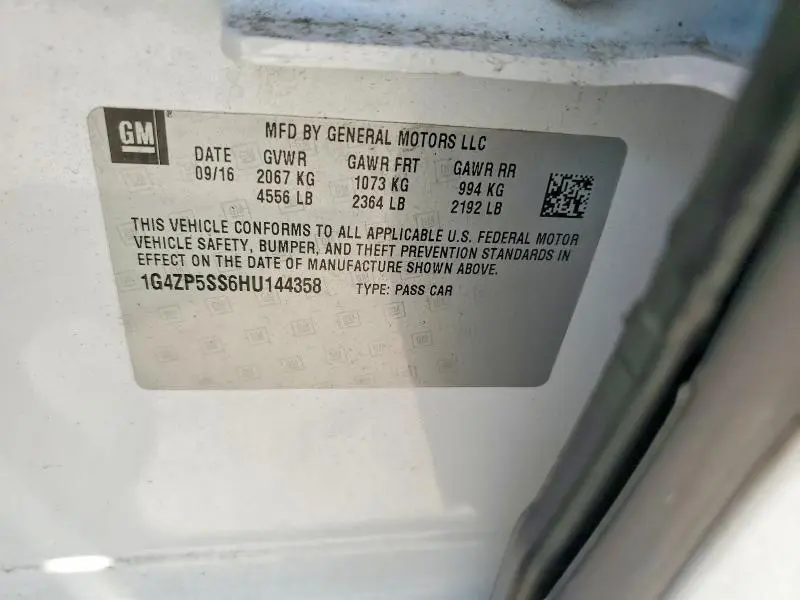 2017 BUICK LACROSSE ESSENCE  