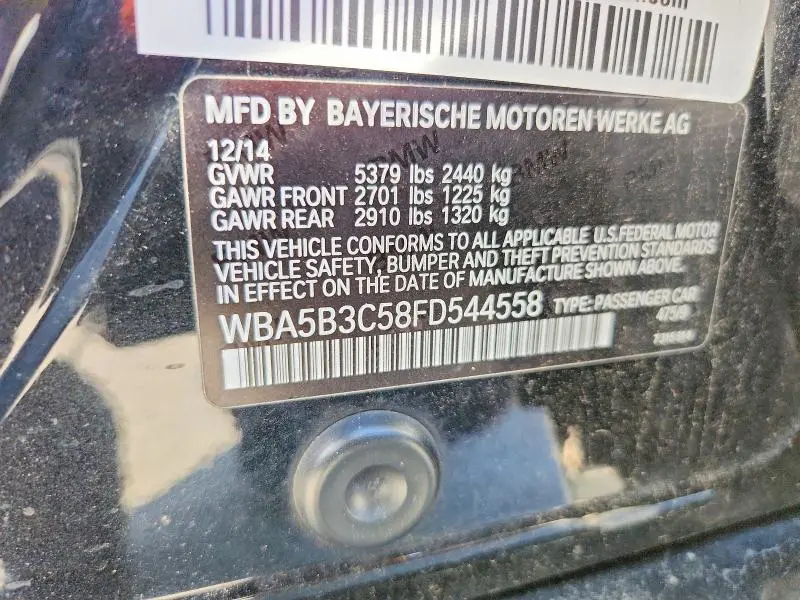 2015 BMW 535 XI  