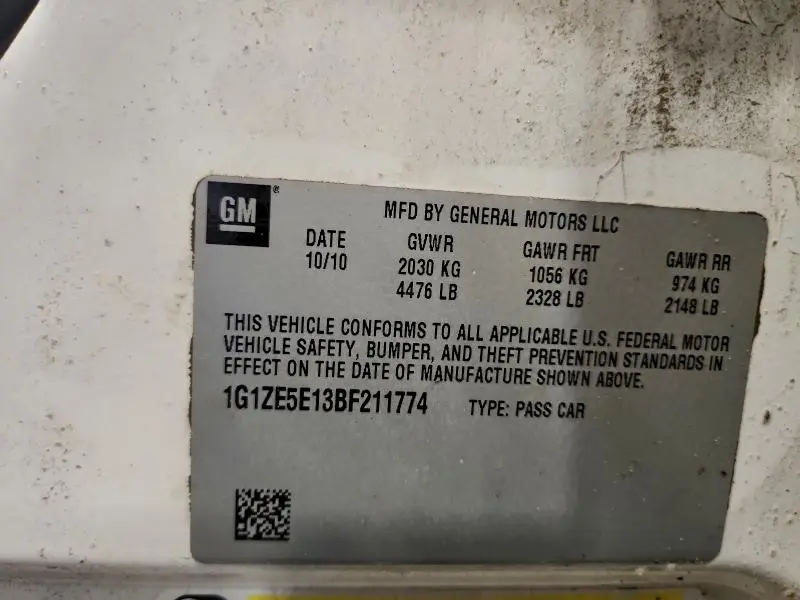 2011 CHEVROLET MALIBU LTZ  