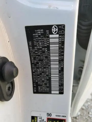 2016 TOYOTA COROLLA L  