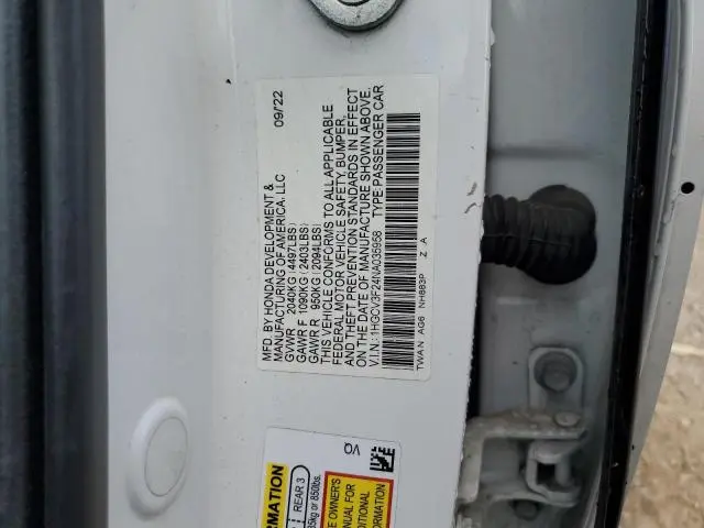 2022 HONDA ACCORD HYBRID SPORT  