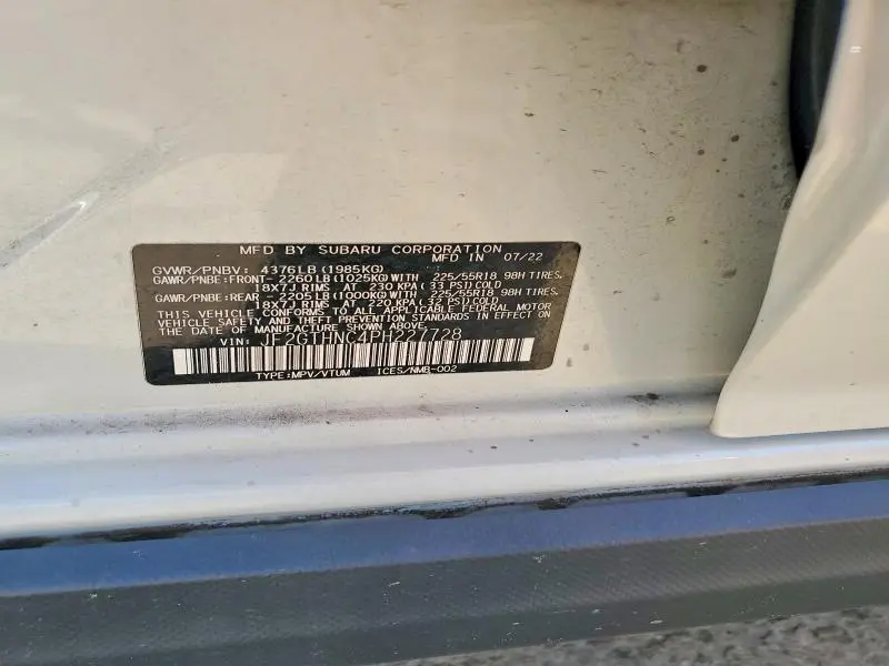 2023 SUBARU CROSSTREK LIMITED  