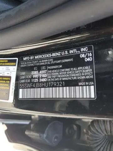 2017 MERCEDES-BENZ C 300  