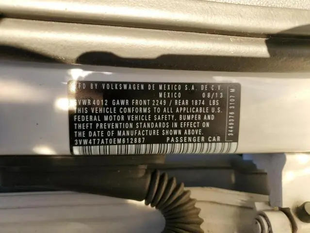 2014 VOLKSWAGEN BEETLE TURBO  