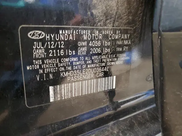 2013 HYUNDAI ELANTRA GT   