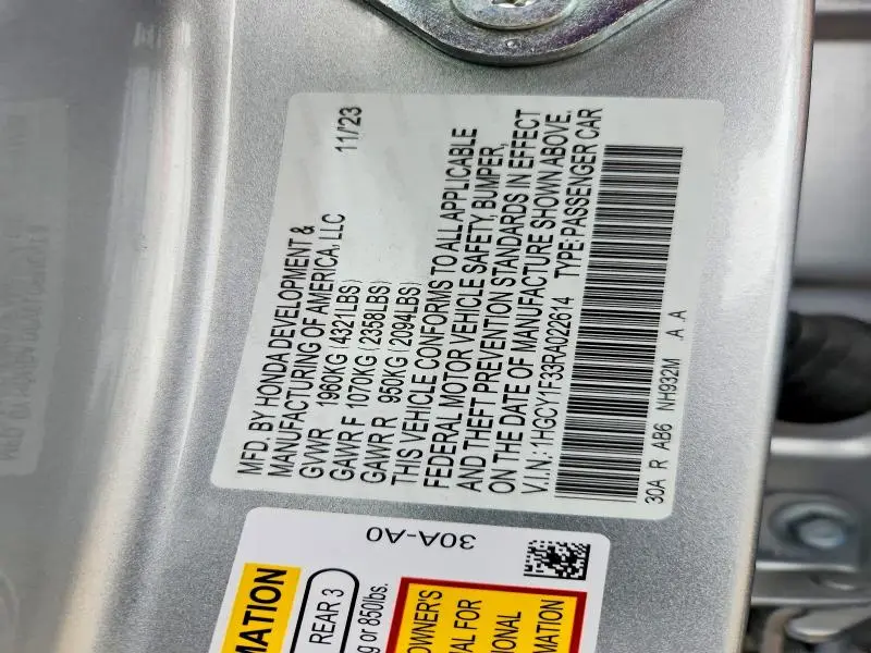 2024 HONDA ACCORD EX  