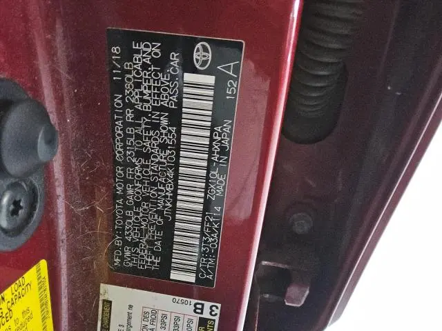 2019 TOYOTA C-HR XLE  